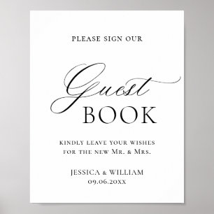 Poster Símbolo de Casamento Simples e Minimalista do Livr