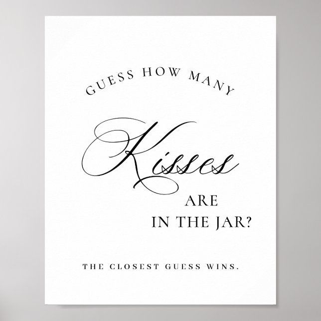 Poster Símbolo de Chá de panela Simples Elegante (Frente)