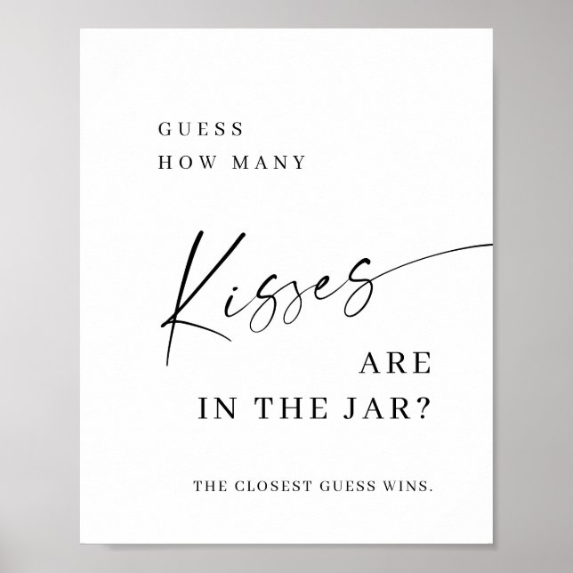 Poster Símbolo de Chá de panela Simples Elegante (Frente)