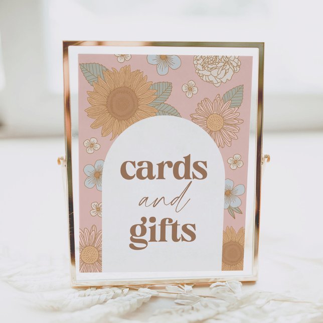 Poster Símbolo de Chás de fraldas de flor selvagem e pres (Criador carregado)