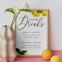 Símbolo de Embalagem de Limão | Bar Citrus Wedding
