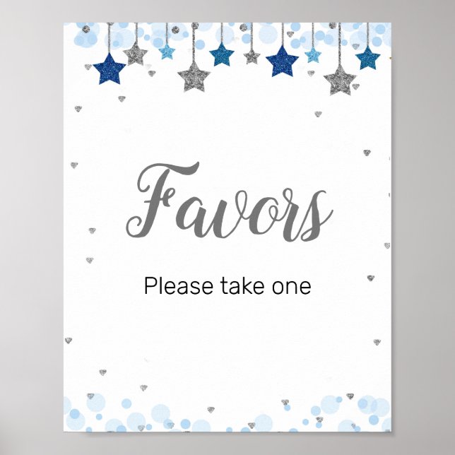 Poster Símbolo de Favor da Água Twinkle Twinkle (Frente)