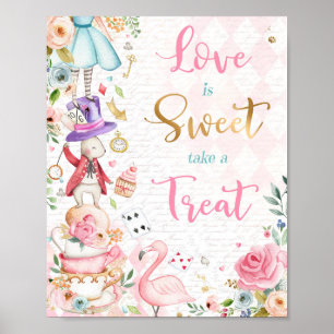 Poster Símbolo de Favor do Tratado de Alice no País das