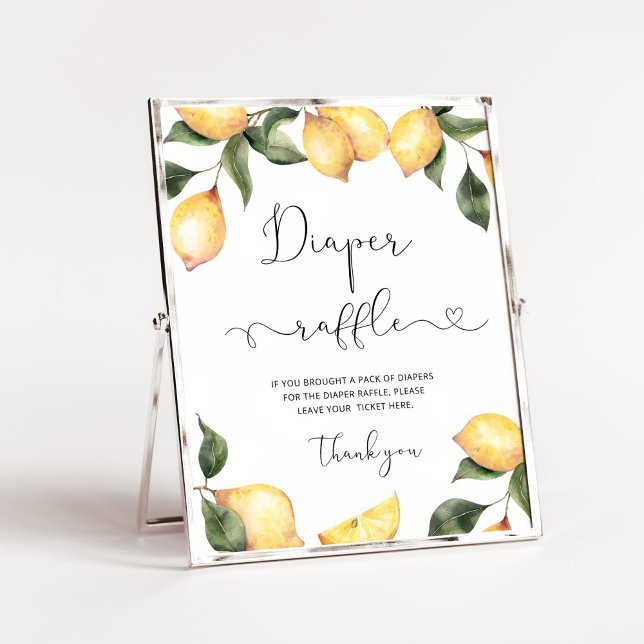 Poster Símbolo de fralda de limão (Criador carregado)