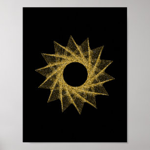 Poster Símbolo de Geometria Sagrada