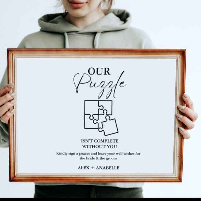 Poster Símbolo de Guestbook Quebra-cabeça de Casamento Ne (Criador carregado)