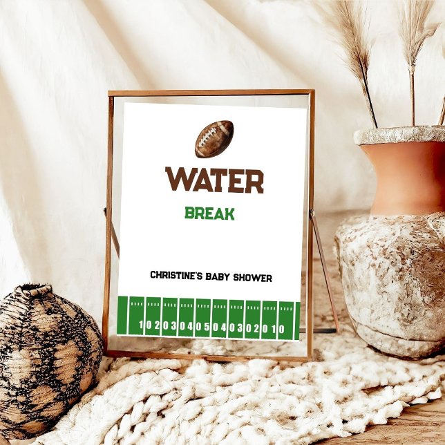 Poster Símbolo de Interrupção de Água do Chá de fraldas d (Criador carregado)