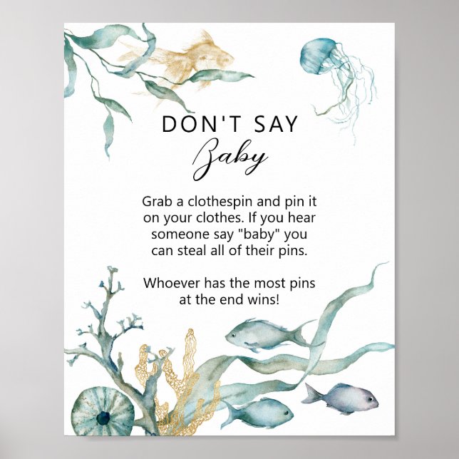 Poster Símbolo de Jogo "Don't Say Baby" (Frente)