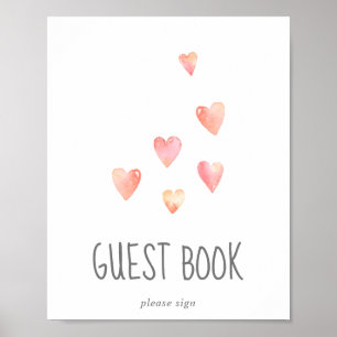 Poster Símbolo de Livro de Chá de fraldas de Garotas de