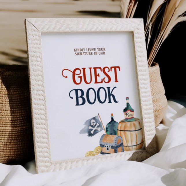 Poster Símbolo de Livro de Convidado do Chá de fraldas Pi (Criador carregado)