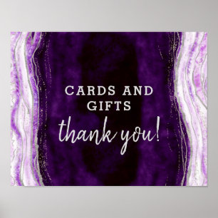 Poster Símbolo de Mesa de casamento para placas de Geodo