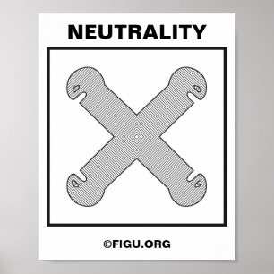 Poster Símbolo de Neutralidade