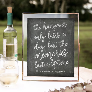 Poster Símbolo de Passagem de Casamento de Estilo de Quad