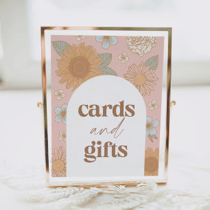 Poster Símbolo de presentes e cartões de aniversário de f