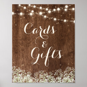 Poster Símbolo de presentes para cartões de casamento p