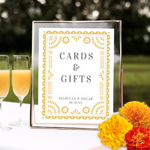 Poster Símbolo de Recepção de casamento do Papel Neutro C