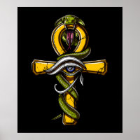 Símbolo de Serpente Antigo do Antigo Ancião Egípci