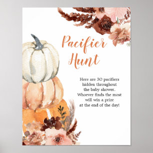 Poster Símbolo de "trombose" Russo Boho Pumpkin Pacifier 