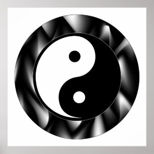 Pôster Símbolo de Yin Yang
