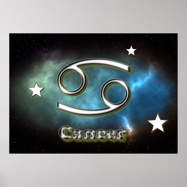 Pôster Símbolo do cancer (Frente)