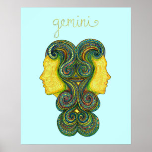 Pôster Símbolo dos Gêmeos