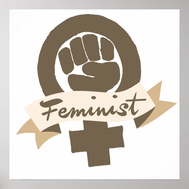 Pôster Símbolo feminista (Frente)