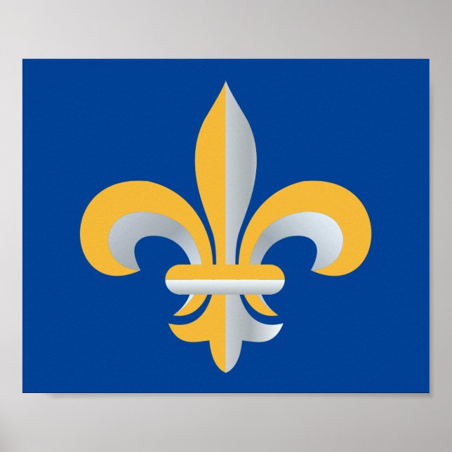 Poster Símbolo Fleur de Lis (Frente)