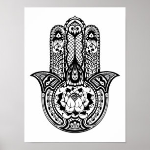 Pôster Símbolo inspirado 2 de Hamsa
