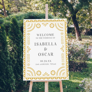 Poster Símbolo Neutral Papel Picado Inspirou Sinal de Boa