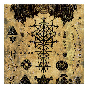 Pôster Símbolo oculto