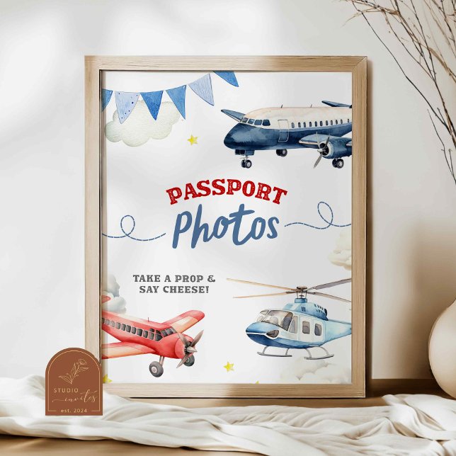 Poster Símbolo Personalizado de Fotografia de Passaporte  (Criador carregado)