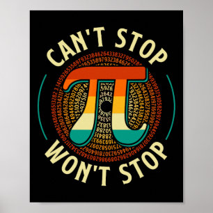 Poster Símbolo Pi Day Math Lover Science Pi