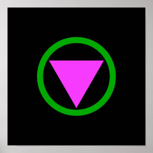 Pôster Símbolo reto do aliado