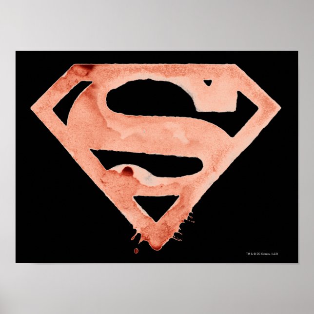 Poster Símbolo S do Café - Vermelho (Frente)