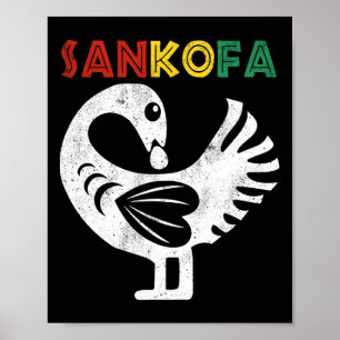 Poster Símbolo Sankofa 11 Gana Adinkra Sankofa