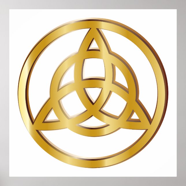 Poster Símbolo Triquetra (Frente)