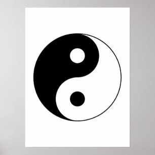 Poster Símbolo Yin Yang