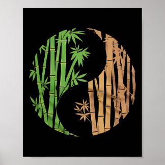 Poster Símbolo Zen Harmonia Yin Yang Mboo Ioga Gráfico Mu