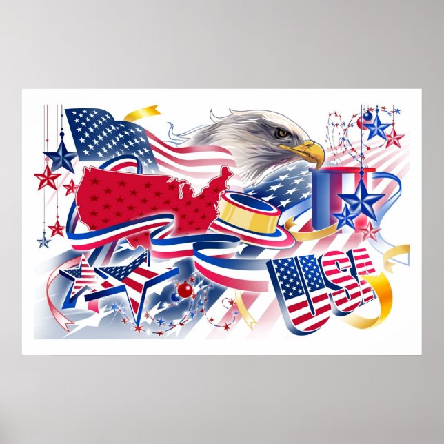 Pôster Símbolos da liberdade (Frente)