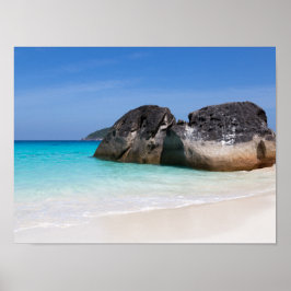 Poster Similan beach Andaman Sea Thailand gift