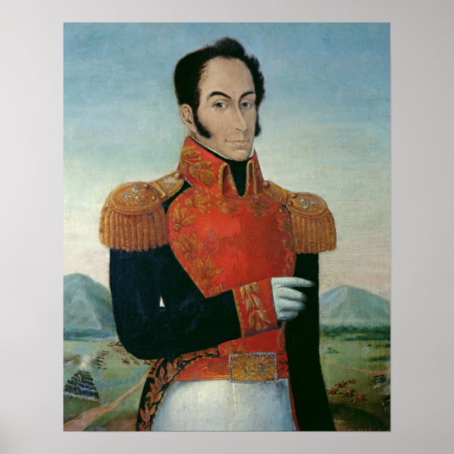 Poster Simon Bolivar (Frente)