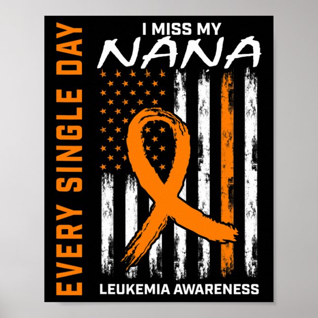 Poster Simpatia Oferece Perda de Nana Orange Leukemia Awa (Frente)
