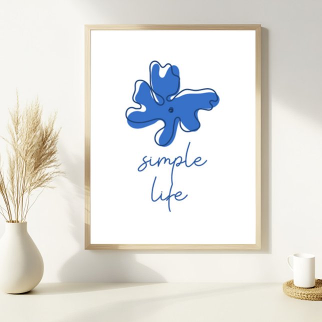 Poster Simple Life Minimalism Wall Art (Criador carregado)