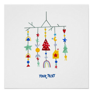 Pôster Simple Minimalista Scandi