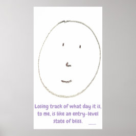 Poster "Simple Says-#4", funny, quote, humor