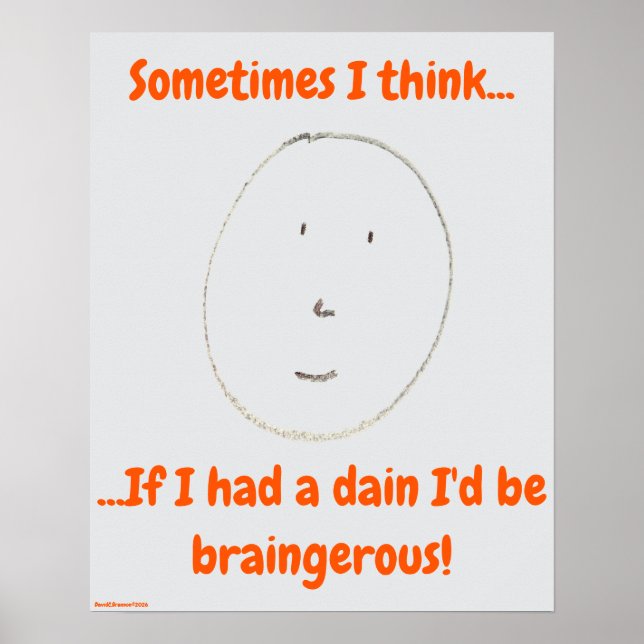 Poster "Simple Says...-#8" funny quote (Frente)