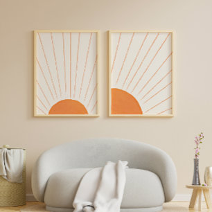 Poster Simples Boho Nascer do Sol