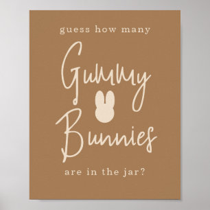 Poster Simples Bunny Quantos coelhos brilhantes
