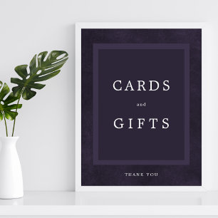 Poster Simples cartazes elegantes e presentes de casament
