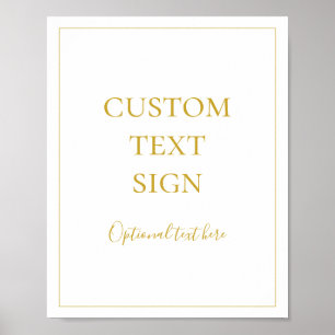Poster Simples Cartões de Natal Elegante e Sinal Persona